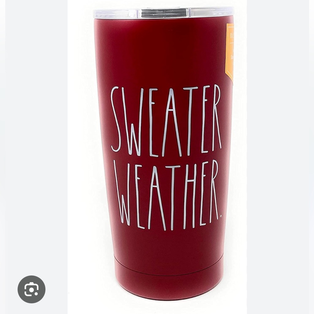 Rae Dun Sweater Weather Limited Edition Maroon Travel Mug Tumbler